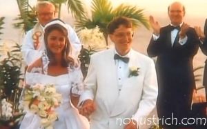 Bill Melinda Gates wedding picture