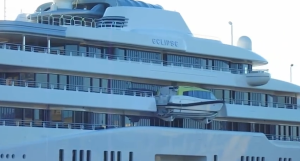 Roman Abramovich yacht eclipse pictures