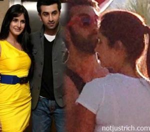 katrina kaif ranbir kapoor kissing