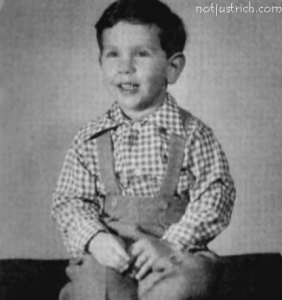 larry ellison childhood photo