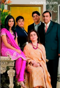 mukesh ambani family