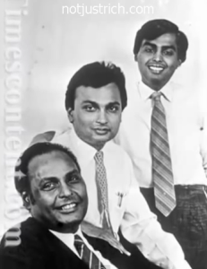 mukesh ambani young time