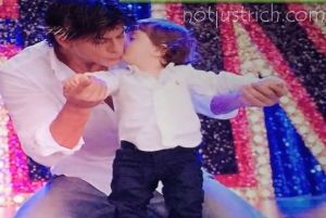 shahrukh khan son AbRam pictures