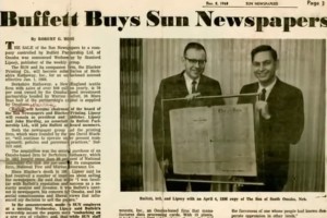 warren buffett newspapers