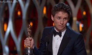 Eddie Redmayne oscar picture