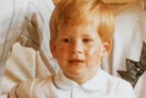 prince harry childhood baby picture