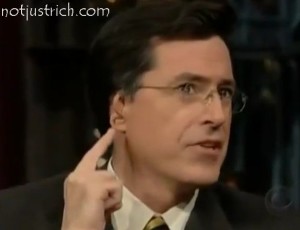 stephen colbert ear fold trick