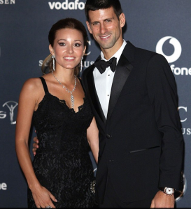Novak Djokovic wife Jelena Ristic