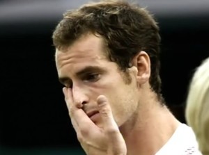 andy murray crying