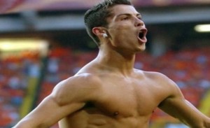 cristiano ronaldo bare chest