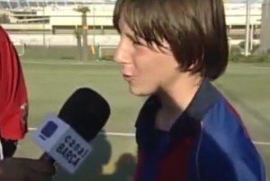 lionel messi teenager