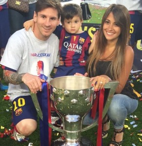 lionel messi wife son