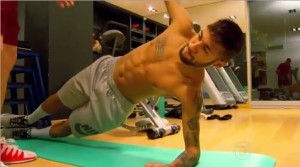 neymar body bare-chest
