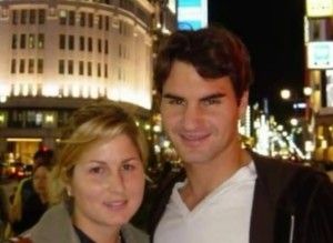 roger federer wife  Mirka Vevrinech