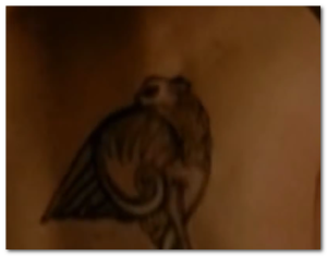 David Boreanaz tattoo back