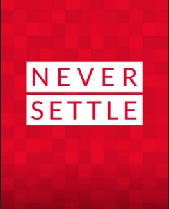 OnePlus Never Settle