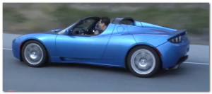 larry page car tesla roadster