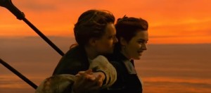 titanic romance scene