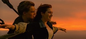 titanic romantic scene light