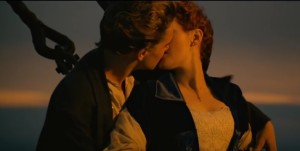 titanic romantic scene picture