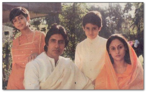 amitabh bachchan shweta abhishek bachchan young