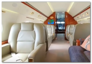 mark cuban jet inside