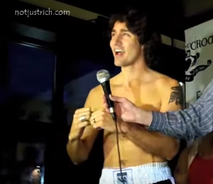 Justin Trudeau shirtless photo