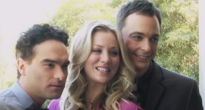 Johnny Galecki, Jim Parsons and Kaley Cuoco)