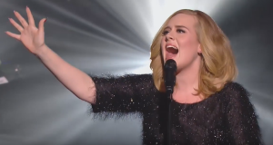 adele singing picture