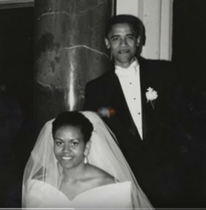 barack obama wedding photo michelle