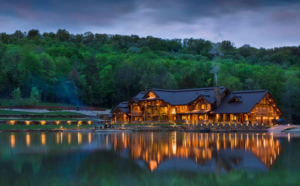 tony stewart house home ranch property log cabin