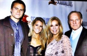 Kathie Lee Gifford with husband and kids